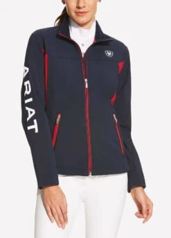 Ariat Womens Team Softshell Jacket - Navy