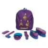 Hy Equestrian Thelwell Grooming Kit - Imperial Purple/Pacific Blue