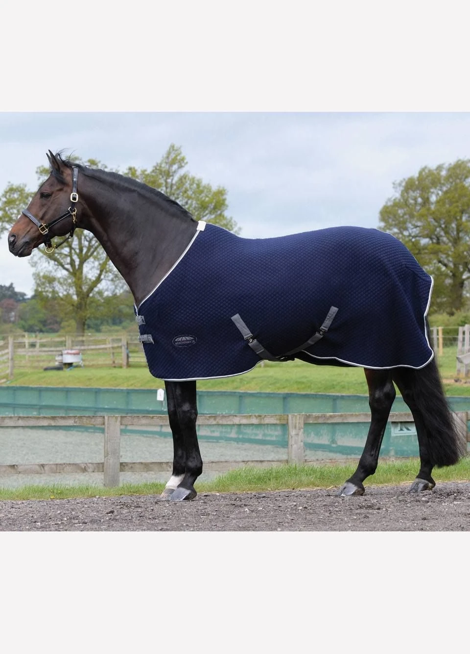 Weatherbeeta Thermic Quilt Cooler - Navy/Grey/White