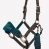 LeMieux Vogue Fleece Headcollar & Leadrope Set - Peacock/Grey