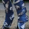 Weatherbeeta 1200D Wide Tab Long Travel Boots - Raccoon Print