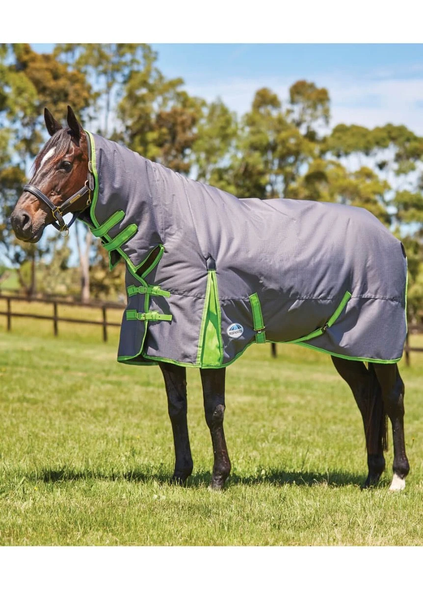 Weatherbeeta ComFITec Essential Combo Neck Medium - Grey/Lime