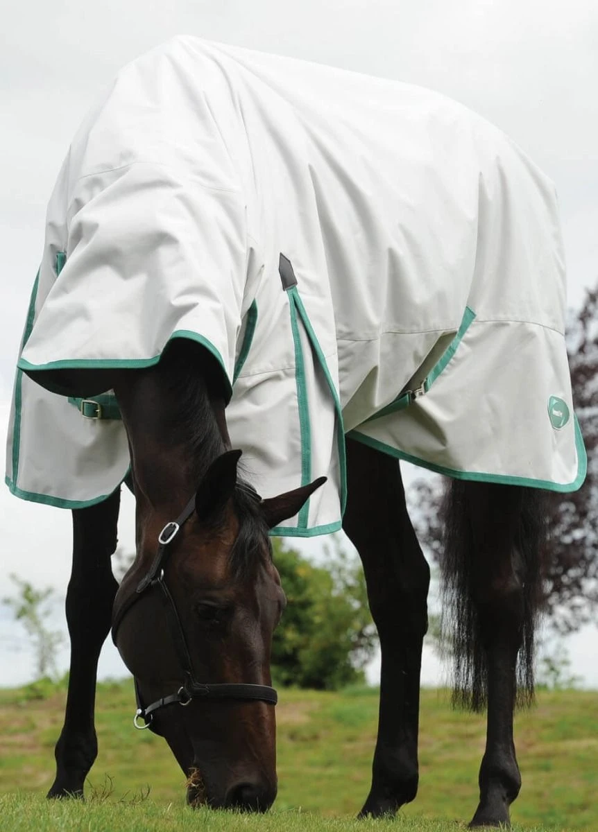 Weatherbeeta Green-Tec 900D Combo Neck Lite Plus - Light Grey/Bottle Green